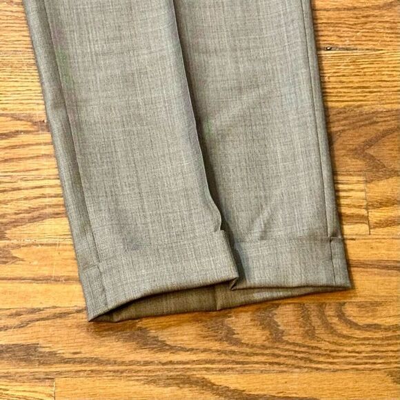 Zanella Todd Brown Flat Front Dress Pants. Size 36. - Picture 3 of 9
